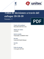 Tarea 4 Toma de Decisiones A Traves Del Enfoque 10-10-10