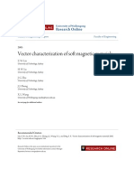 Vector Characterization of Soft Magnetic Materials: Research Online