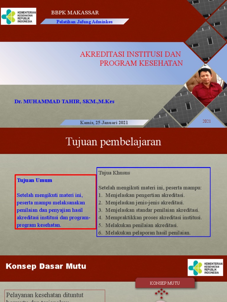 Akreditasi Institusi Dan Program Kesehatan | PDF | Kesehatan Holistik ...