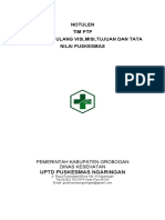 16 Notulen PTP Peninjauan ulang visi misi