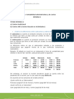 Contabilidad Administrativa y de Costos - Semana 6 - PF