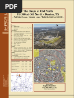Download The Shops at Old North Denton TX Imperium Holdings by Imperium Holdings LP SN59387263 doc pdf