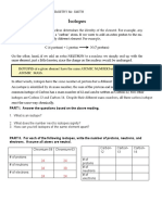 Isotopes Research Activity