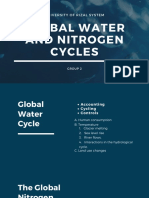 Global Water and Nitrogen Cycles