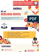 VALORACION JURIDICA DE LA DEBILIDAD MENTAL