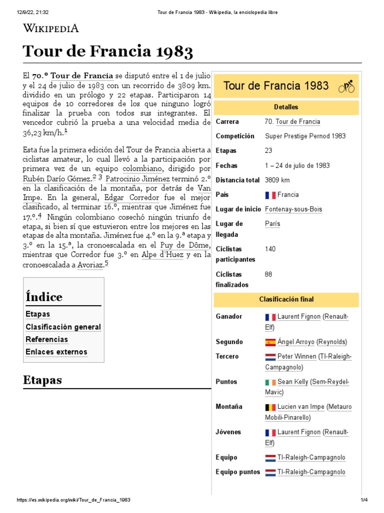 Photo Presse Tour De France 86 – Carte Du Parcours, Cyclisme Vintage Années 80