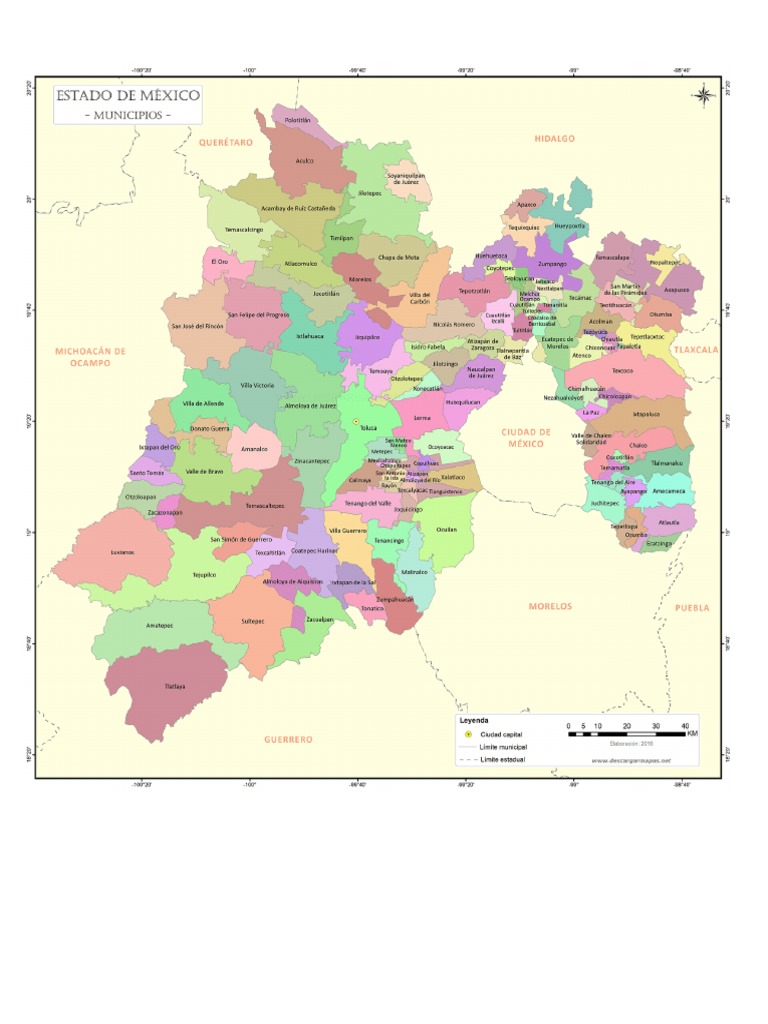 Mapa Estado de Mexico PDF