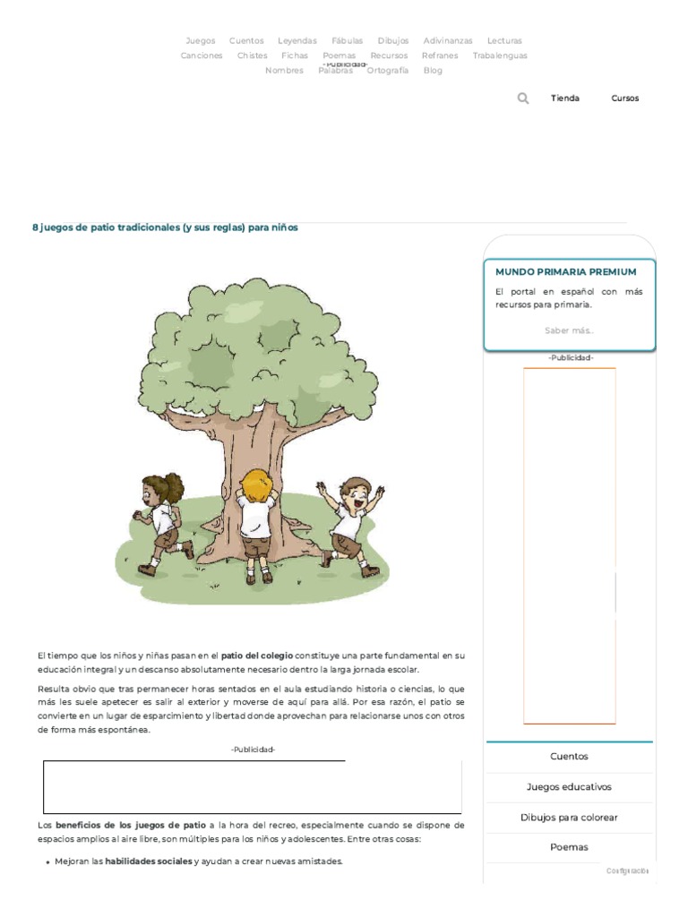 8 Juegos de Patio Tradicionales (Y Sus Reglas) para Niños PDF