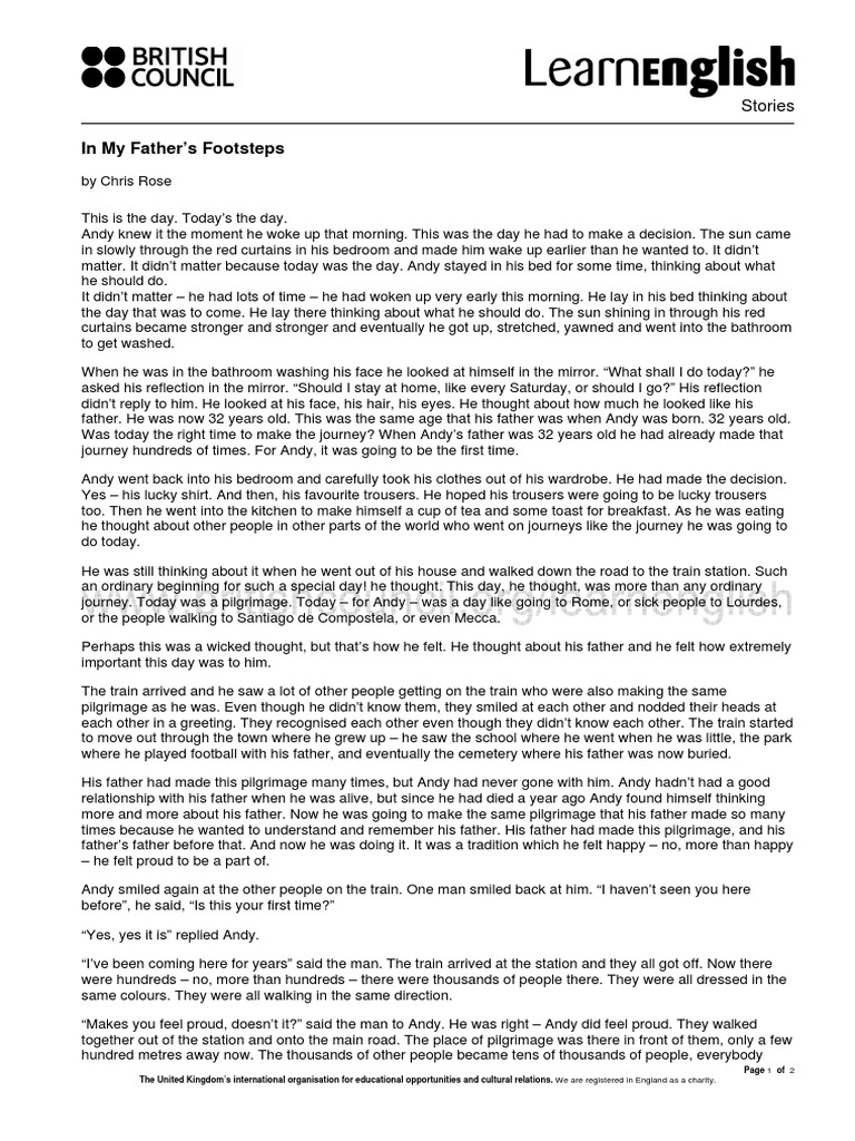 In My Father's Footsteps | PDF