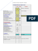 Pile Conditions: Input Quantities Value Units Comment