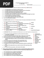 3rd Quarterly Assessment in English 10 A4