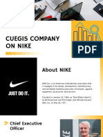 Cuegis Company On Nike