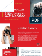 Teknik Pengambilan Dan Penyuntingan Gambarvideo OK