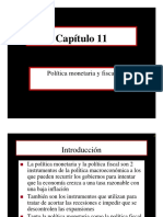 Capitulo 11 Politica Monetaria y Fiscal