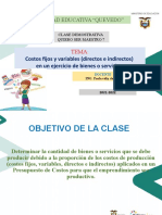 Tema de Exposicion Costos Fijos y Variables