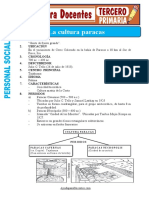 Fichas de La Cultura Paracas para Tercero de Primaria