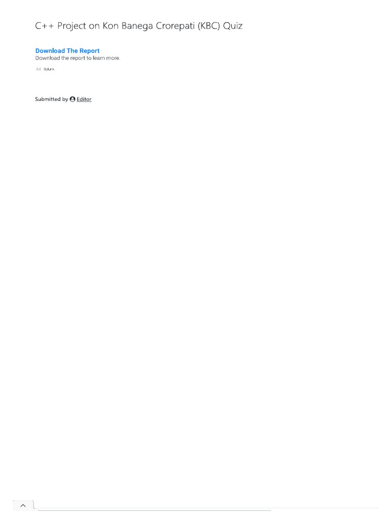 KBC | PDF
