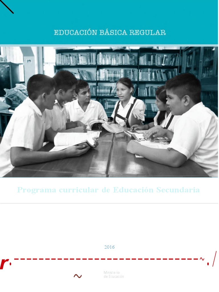 Programa Curricular Secundaria 2024 | PDF | Plan de estudios | Aprendizaje