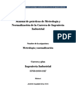 Manual de Prracticas de Metrologia y Normalizacion