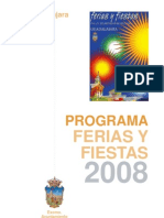 Programa Fiestas Guadalajara 2008