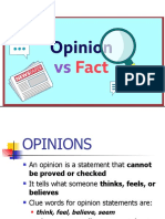 Fact and Opinion Powerpoint