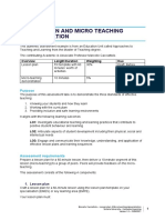 Authentic Assessment Lesson Plan and Micro Teach