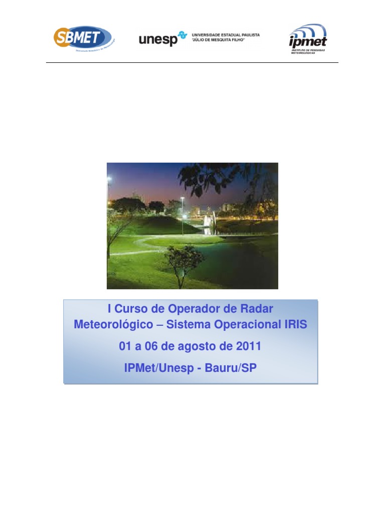 Curso de Radar IpMet Bauru Completo | PDF | Radar | Meteorologia