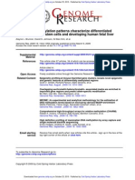 Human Embryonic Stem Cells and Developing Human Fetal Liver Distinct DNA Methylation Patterns Characterize Differentiated