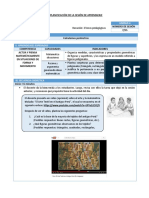 PLANIFICACIÓN de LA SESIÓN de APRENDIZAJE. Duración - 2 Horas Pedagógicas. Calculamos Perímetros