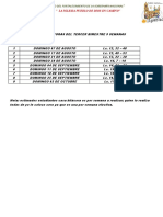 LAS BITÁCORAS DEL TERCER BIMESTRE 9 SEMANAS