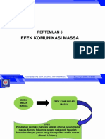 Efek Komunikasi Massa: Pertemuan 5