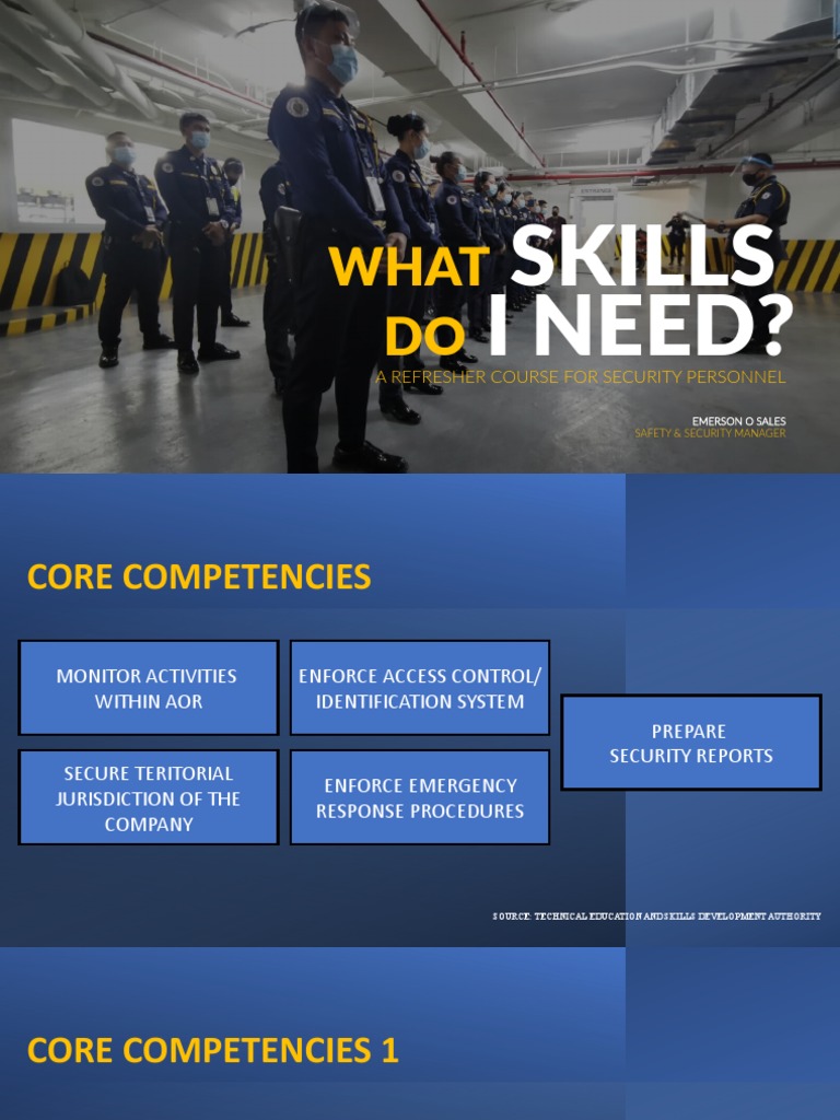 Which Department Would Need To Help The Security Officer Most