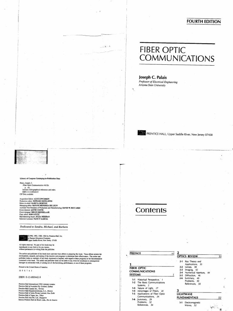 Fiber Optic Communications Fourth E | PDF