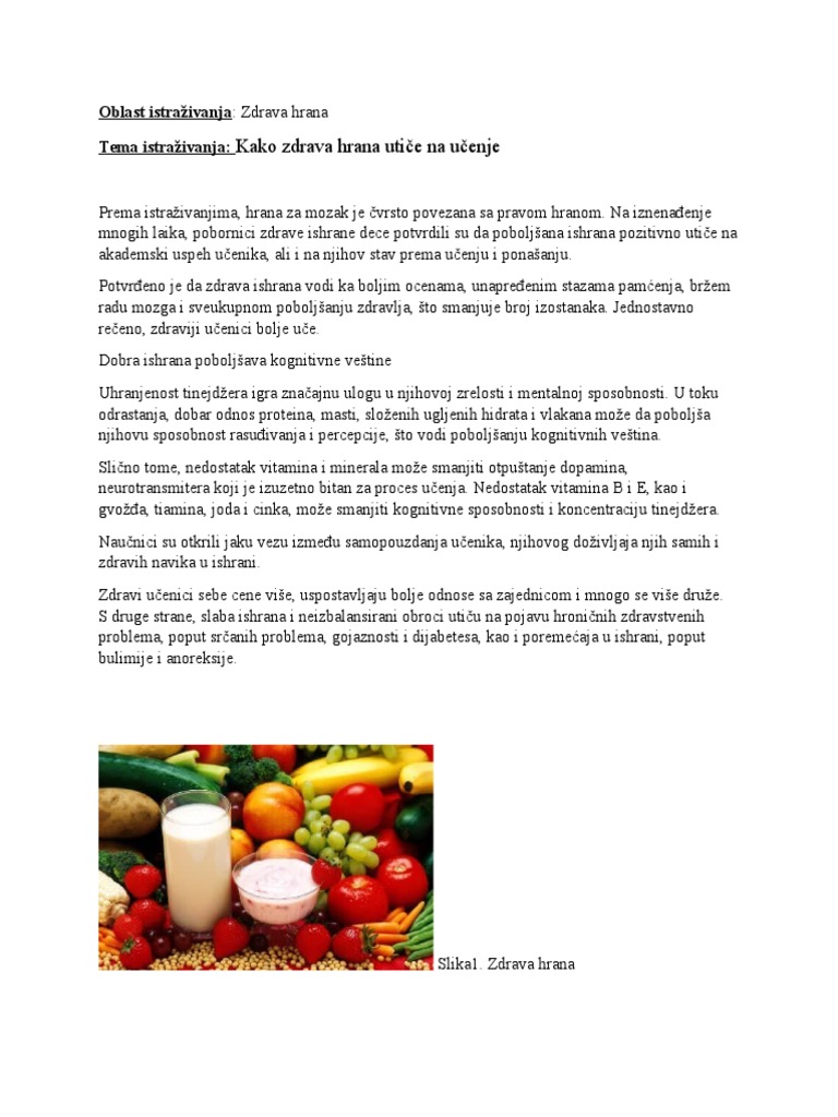 Zdrava Hrana PDF