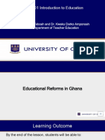 Lecture 2 Educational Reforms