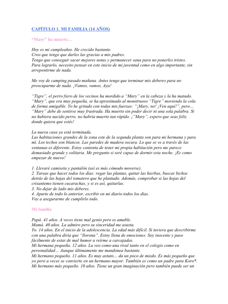 1 Litro de LagrimasDiario de Aya