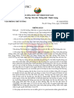 Thông báo số 1202.VPTTG ngày 31.10.2020 Biện pháp nới lỏng công tác phòng chống dịch bệnh Covid-19