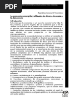 La economía sumergida y el lavado de dinero. Amenaza a la democracia