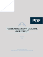 Interpretación Laboral (Derecho)