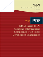 NISM Series III A Securities Intermediaries Compliance NF Certication Exam