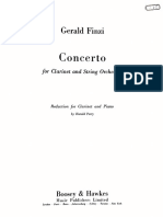 Gerald Finzi Concerto Piano Part