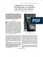 Predicting Molded Case Circuit Breaker Let-Through Charecteristics in An Electrical System Under