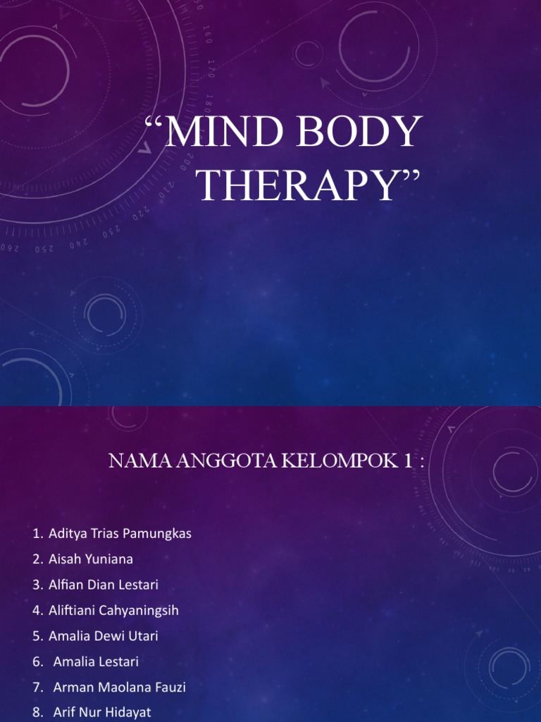Mind Body Therapy Edit 1 Pdf