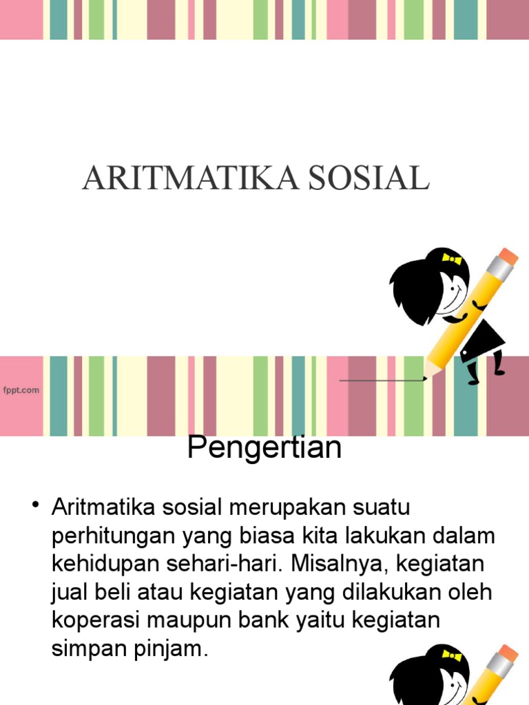 MENGHITUNG ARITMATIKA SOSIAL | PDF