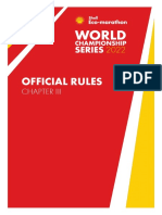 Shell Eco Marathon 2022 World Championship Series Rules Chapter