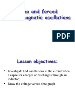 6 PPT V2 Physics 11 Electromagnetic Oscillations. Free and Forced Oscillations