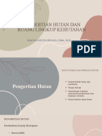 Pengertian Hutan Dan Ruang Lingkup Kehutanan