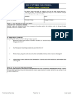 Performance Appraisal Form (Sample) Comprehensive