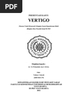 Download Presentasi Kasus Vertigo by Yuliana YayaQute Cahyadi SN59398952 doc pdf
