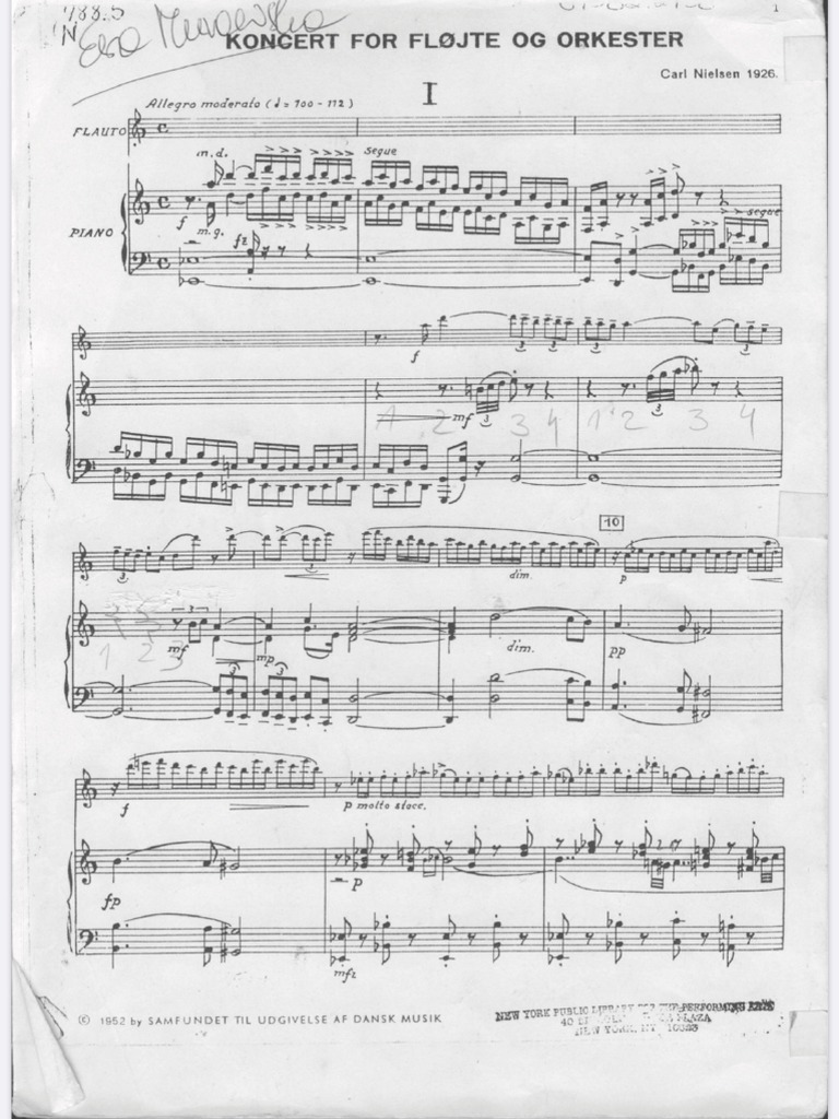 Nielsen Flute Concerto 2 | PDF